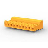 AMP Connectors - TE Connectivity 4-644460-0 Receptacle Housing 10P MTA156 CONN ASSY 18AWG ORA