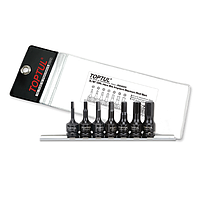 TOPTUL GDAG0702 Hex Bit Impact Socket Rail Set (7pcs, 3/8")