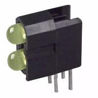 VCC 5680F7_7 LED Circuit Board Indicators YELLOW DIFFUSED BI-LEVEL