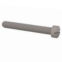 Essentra Components 011024F150 Machine Screw Fillister Slotted Screw, #10-24 Thread, 1 1/2 Lg