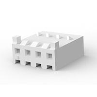 AMP Connectors - TE Connectivity 2132189-4 Receptacle Housing 4POS RTNR W/LK RAMP