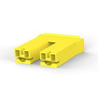 AMP Connectors - TE Connectivity 520935-6 Housing 250 POSLOCK & STD HSG YELLOW