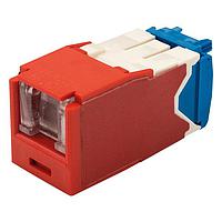 Panduit CJH6X88TGRD Wire Ducting & Raceways Cat6A Spring Shuttered Jack, TG Style, R