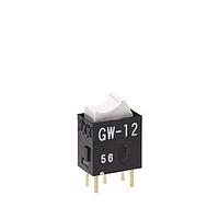 NKK Switches GW12RBP Rocker Switches SPDT ON-ON WHT ROCKER ACTUATOR