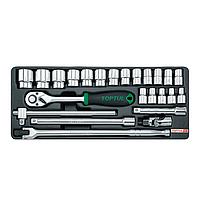 TOPTUL GCAT2404 DR. Flank Socket Set (1/2", 24 pcs)