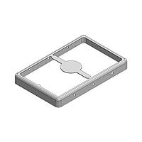 Masach Tech MS374-10F-NS EMI/RFI Shield Frame, Two-Piece 37.4 x 23.9 x 3.8mm Two-piece Drawn-Seamless RF Shield/EMI Shield FRAME (Nickel-Silver)