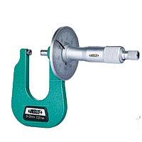 INSIZE 3263-50A Sheet Metal Micrometer (0-50mm/0.01mm/SR5)