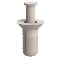 Essentra Components 61APF25056 Anchor Anchor Rivet, Plastic Pin, .250 Hole, .563 Length