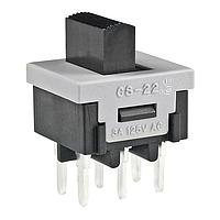 NKK Switches CS22BNW03 Power Rated Slide Switches DPDT ON-NONE-ON 3A