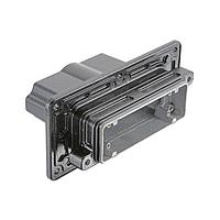 HARTING 19400241118 Headers & Wire Housings 24B HPR Panel Feed Through Housing, Screw Locking, outside mounting, 1xM40