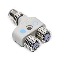 Omron Automation and Safety XS2R-D426-81 Y-Adapter Y-Joint Plug/Socket