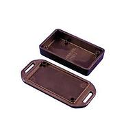 Hammond Manufacturing 1551JFLBK Flanged Enclosure Miniature/FlangedLid 2.36x1.38x.59" Black