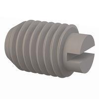 Essentra Components 012528S031 Set Screw Set Screw, Slotted Head, 1/4-28 Thread, 5/16 Lg