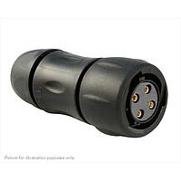 Eaton Souriau-Sunbank UTS6JC12E4S Plugs 4P STRAIGHT SOCKET PLUG SHELL SIZE 12E