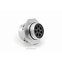 Amphenol SINE Systems RT07188PNH03 Connectors Receptacle, Jam Nut, 8 Position, Male, Shell Size 18, with Silicone Seal