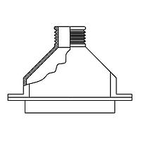 Glenair 557-107M2-06B Banding Backshell LIGHT WEIGHT SOLID BANDING BACKSHELL