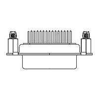 Molex / FCT 173109-1963 Receptacle FCT DSUB STR PC RCPT 50 PN W/SNAPIN