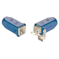 HARTING 10360080012 Headers & Wire Housings Han-Kit-Ex8D Crimp - Han Ex 8D, 8pins, straight hood, cable to cable hood  (IECEx Intrinsically Safe - IEC EN 60079)