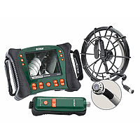 EXTECH HDV650W-30G HD VideoScope Wireless Plumbing Kit with 30m Probe Inspection Camera with Wireless Handset, 25mm camera head, 60° FOV/Long Depth