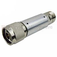 Fairview SA3N5W-30  30 dB Fixed Attenuator N Male To N Female Up To 3 GHz Rated To 5 Watts With Aluminum Body