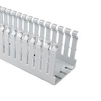 HellermannTyton 181-00655 High Density Slotted Wall Wiring Duct High Density Slotted Wall Wiring Duct, 3" x 2" Adhesive, PVC, White, 120ft/Carton