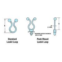 Heyco 3797 Twist Ties LL 500 NATURAL STANDARD LOOP