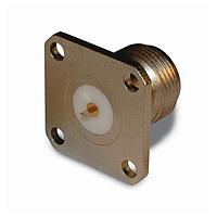Amphenol RF 172195 Connectors N ST JACK RECEPTACLE 4 HOLE FLANGE TAB