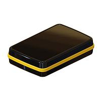 Serpac CX64DBKAYL Hand Held CX-64 Series Waterproof Pocket Enclosure with Yellow Seal. Three-Piece Design, Polycarbonate Plastic, Integrated Waterproof Seal, IP 65, 66, 67; NEMA 4X, 12, 13 Ratings