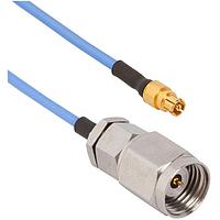 Amphenol SV Microwave 7016-0068 RF Cable Assemblies 2.4mm M to SMPM F 0.047 Cable 6in