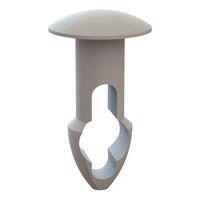 Essentra Components 27KY1560281 Keyhole Rivet Keyhole Rivet, .156 Hole, .281 Panel Thk