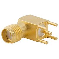 Amphenol RF 132225 PCB Connectors SMA R/A JACK PCB DIECAST