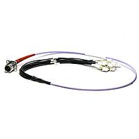 Amphenol FSI 17053010QA-D2 Fiber Optic Cable Assemblies Skt Termini Fanout Assy 12CH MM 1M