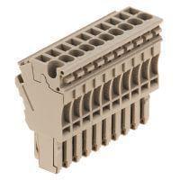 Weidmuller 1815280000 Pluggable Terminal Blocks ZP 2.5/1AN/QV/10