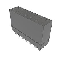 Samtec ESW-107-12-L-D Stackthrough .100" Elevated Socket Strip