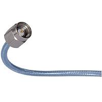 HUBER+SUHNER MINIBEND-34 RF Cable Assemblies SMA plug(m) to SMA plug(m) CAY with .086 Flex Cbl MAX Freq 24 GHz