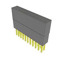 Samtec ESQ-111-34-G-D Sockets Elevated Socket Strip