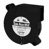 Sanyo Denki 109BC12MD7-1 Blowers DC Blower, 52x15mm, 12VDC, Locked Rotor Sensor
