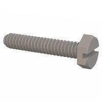 Essentra Components 010632X075PC Hex Slotted Hex Slotted Screw, #6-32 Thread, 3/4 Lg