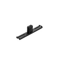 HellermannTyton 151-02284 Cable Mounting & Accessories Bundling Clip w/Oval Fir Tree, 2.2" Long, 0.02 - 0.24" Panel Thickness, PA66HIRHS, Black,