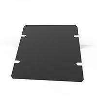 Hammond Manufacturing 1431-6BK3 Bottom Plate Bottom Plate 4 x 4" 20AWG Steel Black