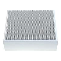 VISATON 50370 Speakers Wall-mounted speaker with a white plastic cabinet and metal grille