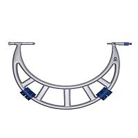 MOORE & WRIGHT MW220-09 Large Adjustable External Metric Micrometer (1200-1400mm, 0.01mm)