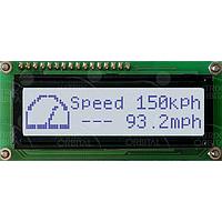 Matrix Orbital LK162-12-GW-E LCD Character Display Modules 16x2 L. Blu Txt G/Wht B/G Ext. Temp