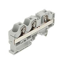 Entrelec - TE Connectivity ZK16-3P Feed Through Terminal Block Pow SNK PI-Spring