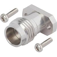 Amphenol SV Microwave SF1621-60029-2S PCB Connectors 2.4mm F PCB Comp/Mnt 2Hole w scrw, Strpl