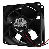 Orion Fans OD8032-24HBIP68 Axial DC Axial Fan, 80x80x32mm, 24VDC, 77CFM, 7.8W, 0.33A, 50dBA, Ball, Wire, IP68