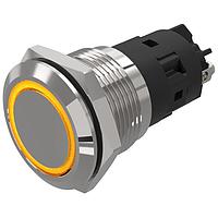 EAO 82-5152.0144 Panel Mount Indicators / Switch Indicators 82-5152.0144.indicator.-.19 mm.stainless steel.flush/flat.ring.yellow.24 V.screw terminal