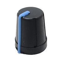 Eagle Plastic Devices 450-3C618 Conical Knob SOFT TCH SH BK/BL T18