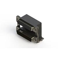 EDAC 664-025-364-04A Dual Port D-Sub Connectors Right-angle Dual Port D-Sub Connector