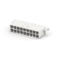 AMP Connectors - TE Connectivity 1-1586040-8 Shrouded 18P VAL-U-LOK VRT HDR W/P V0
